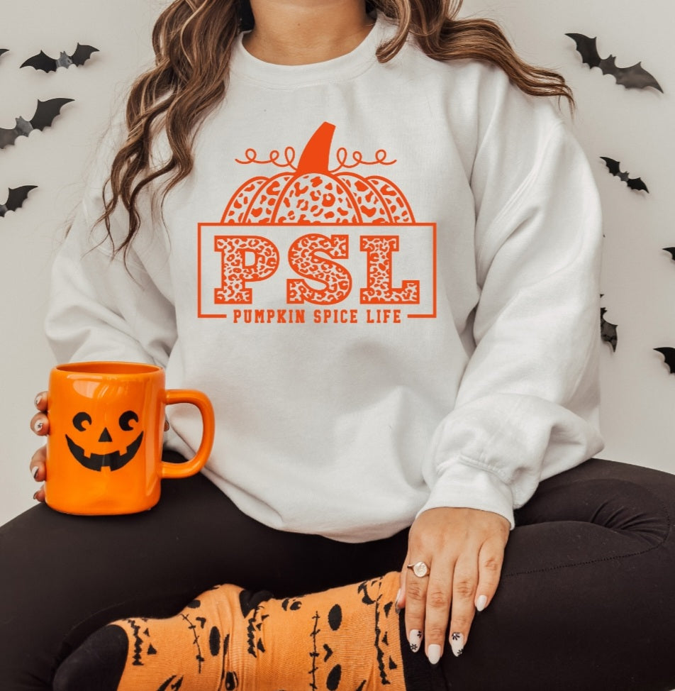 Pumpkin Spice Life Is the Best outlets Life (Teal) Premium Crewneck Sweatshirt